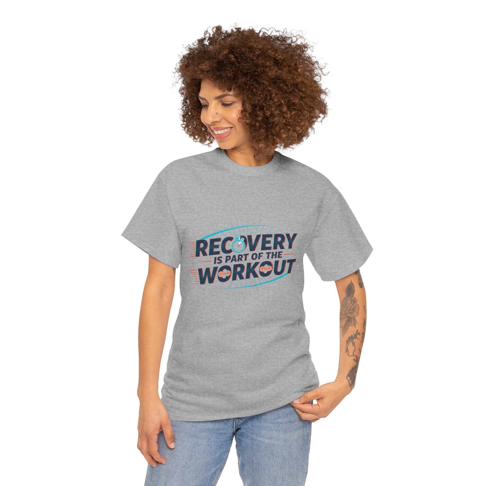 Recovery Is Part Of The Workout T-Shirt | Fitness Motivation Tee