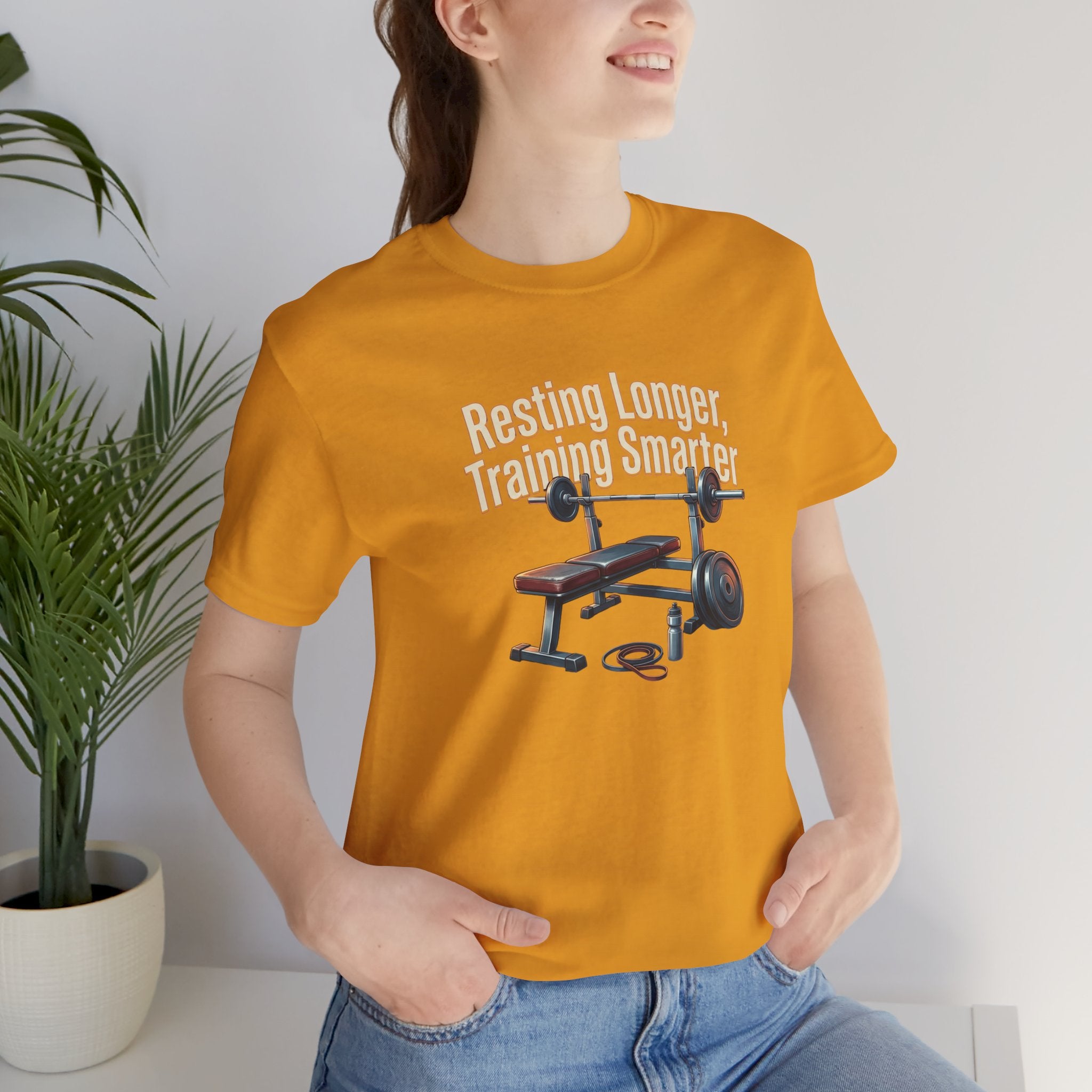 Resting Longer Training Smarter T-Shirt | Fitness Motivation Tee