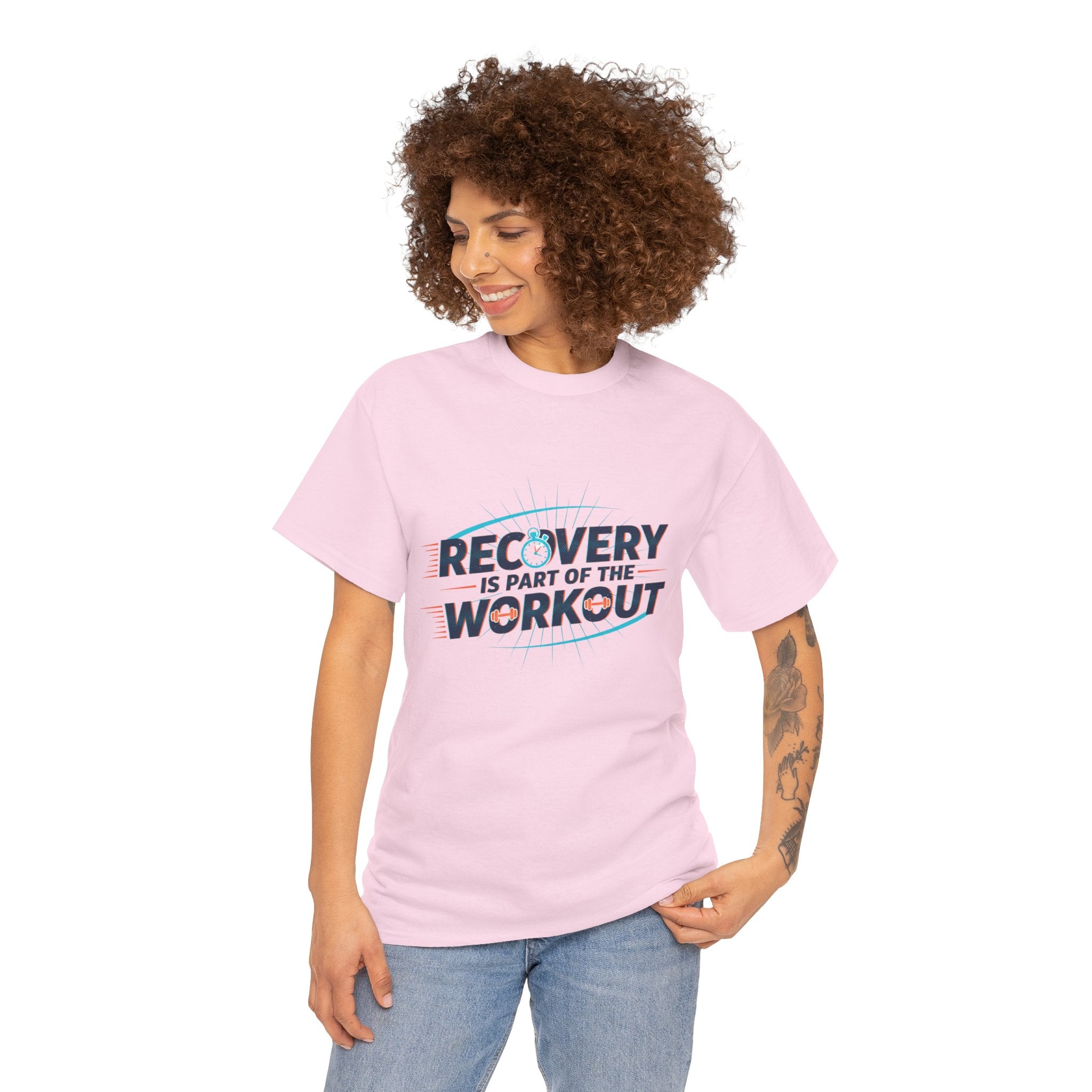 Recovery Is Part Of The Workout T-Shirt | Fitness Motivation Tee