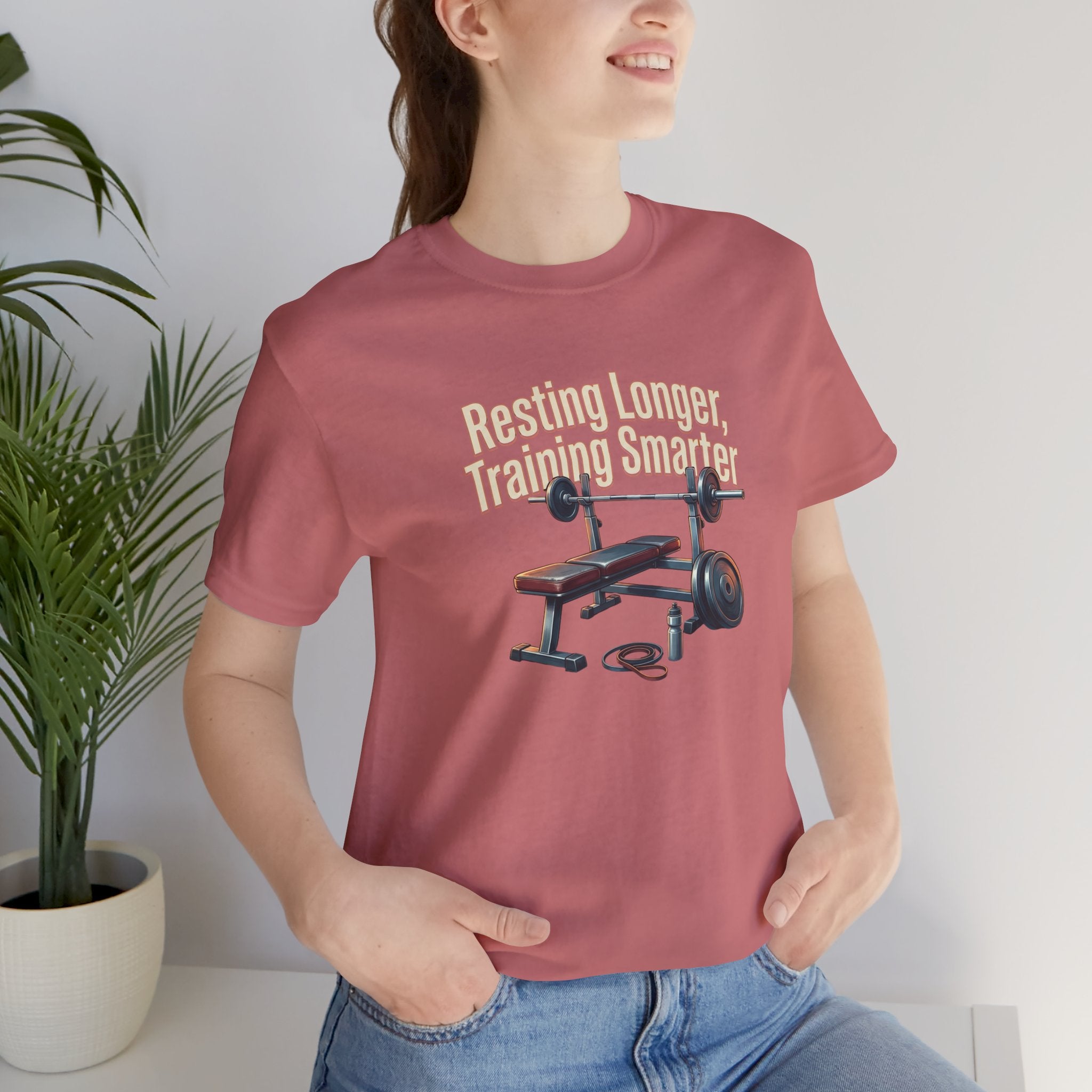 Resting Longer Training Smarter T-Shirt | Fitness Motivation Tee