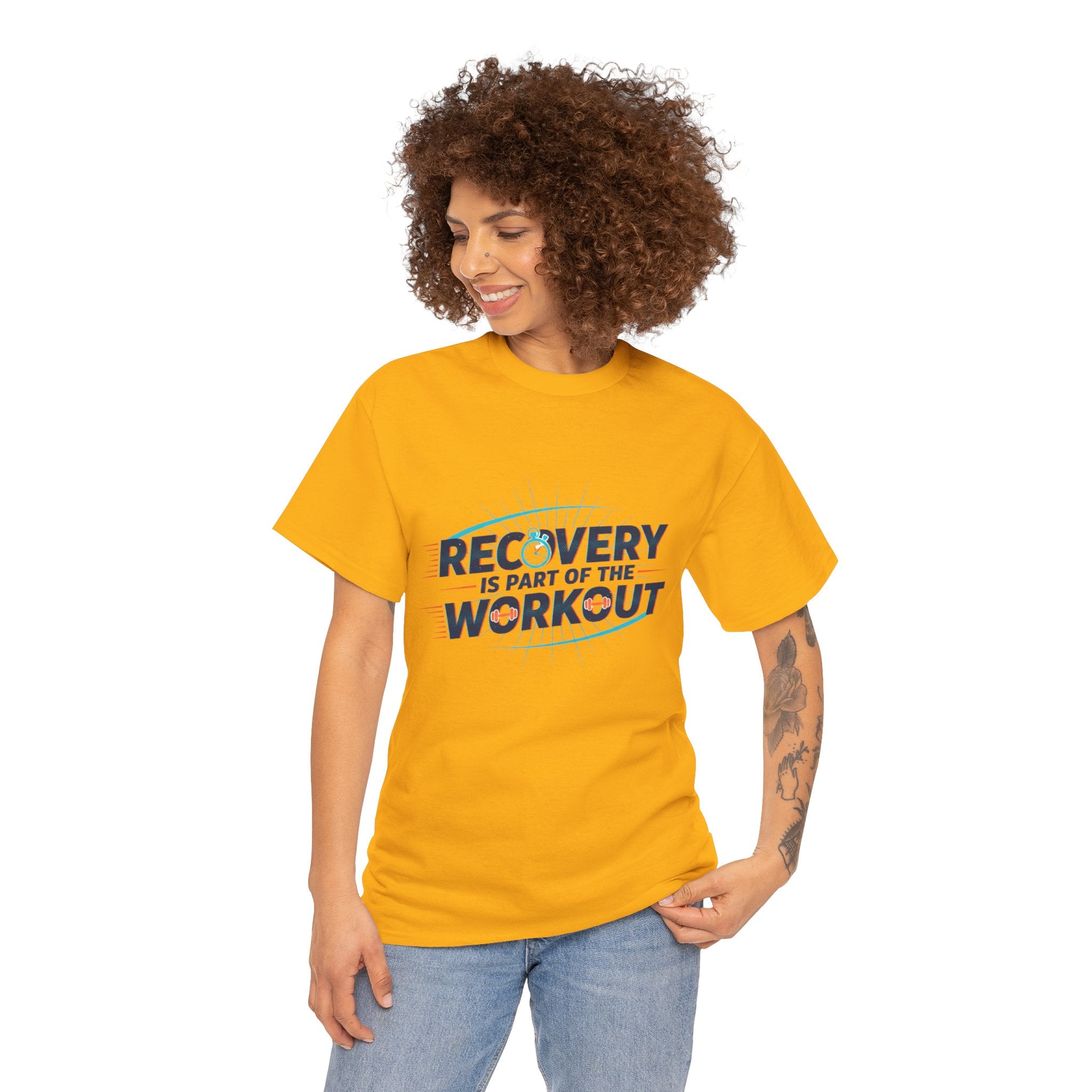 Recovery Is Part Of The Workout T-Shirt | Fitness Motivation Tee