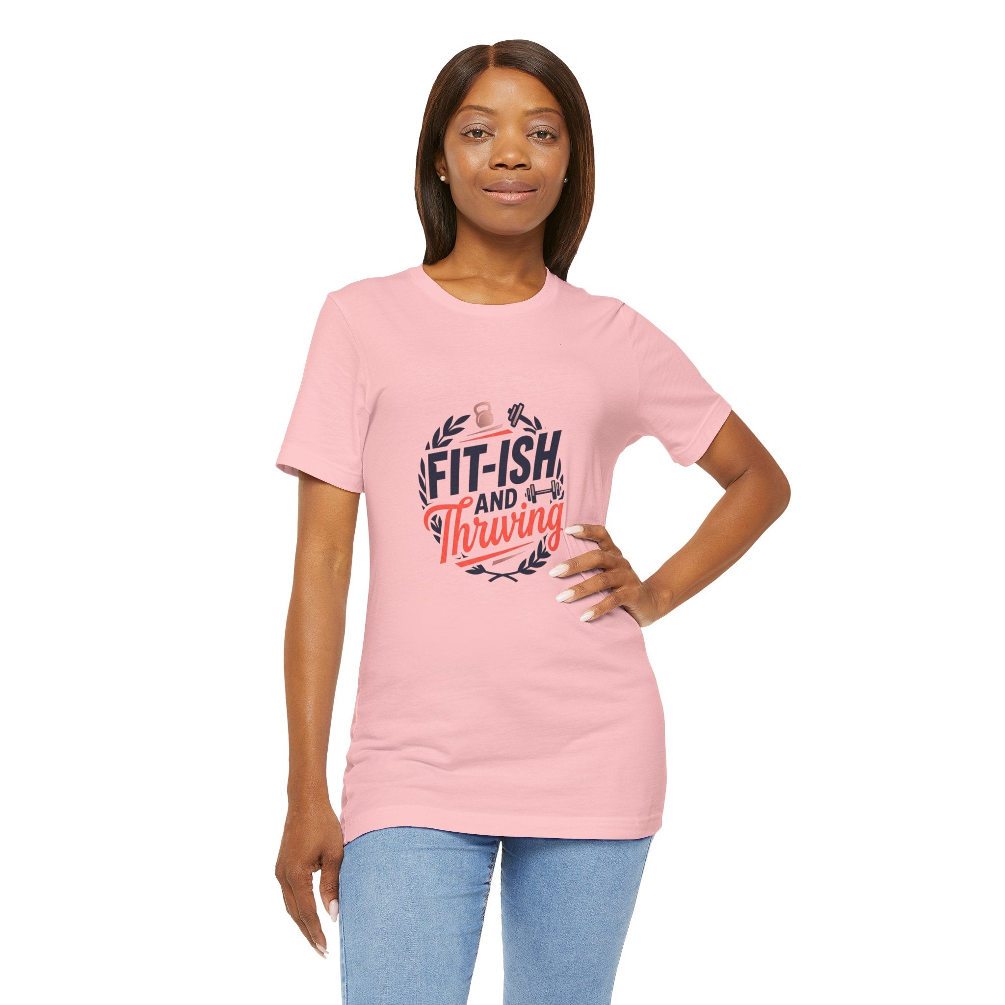 Fit-ish and Thriving T-Shirt | Fitness Humor, Workout Motivation
