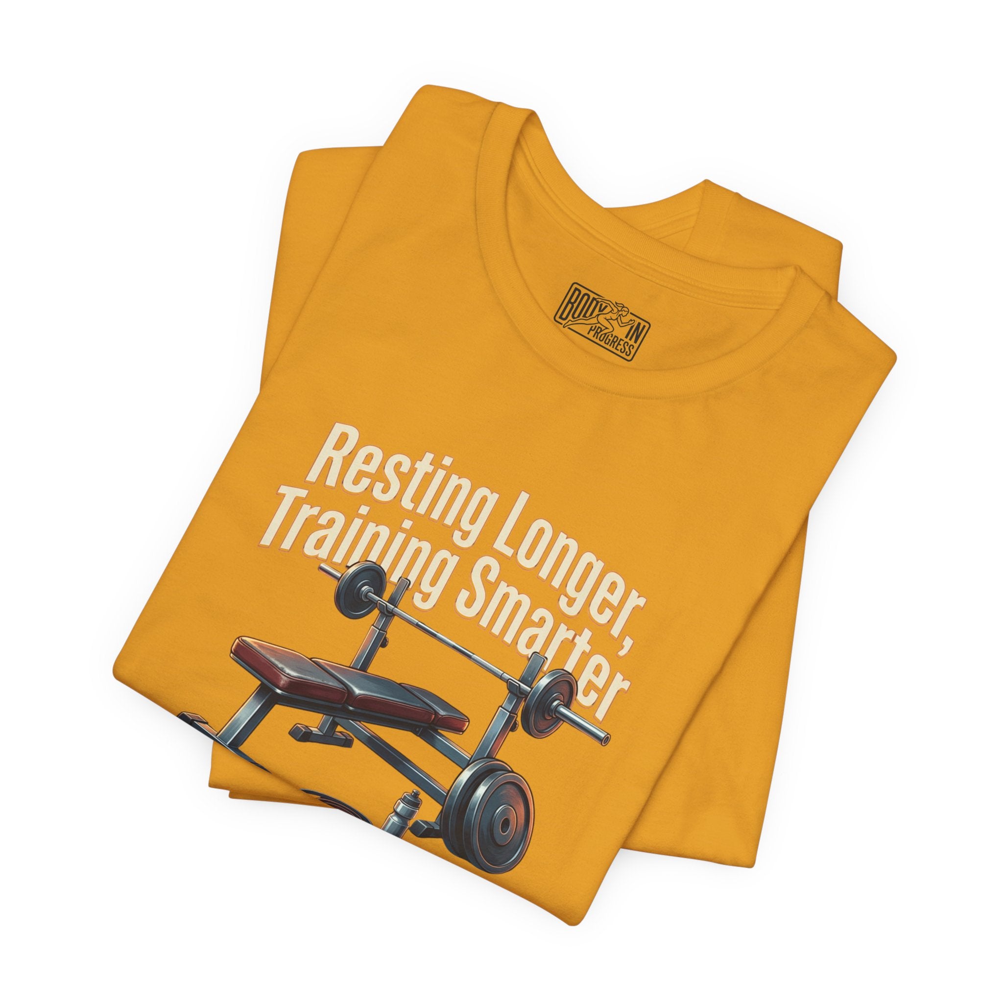 Resting Longer Training Smarter T-Shirt | Fitness Motivation Tee