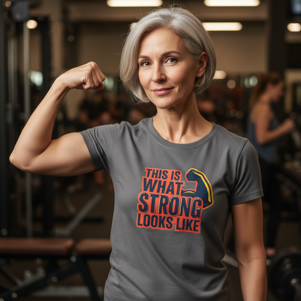 This Is What Strong Looks Like Tee | Empowerment Graphic Shirt