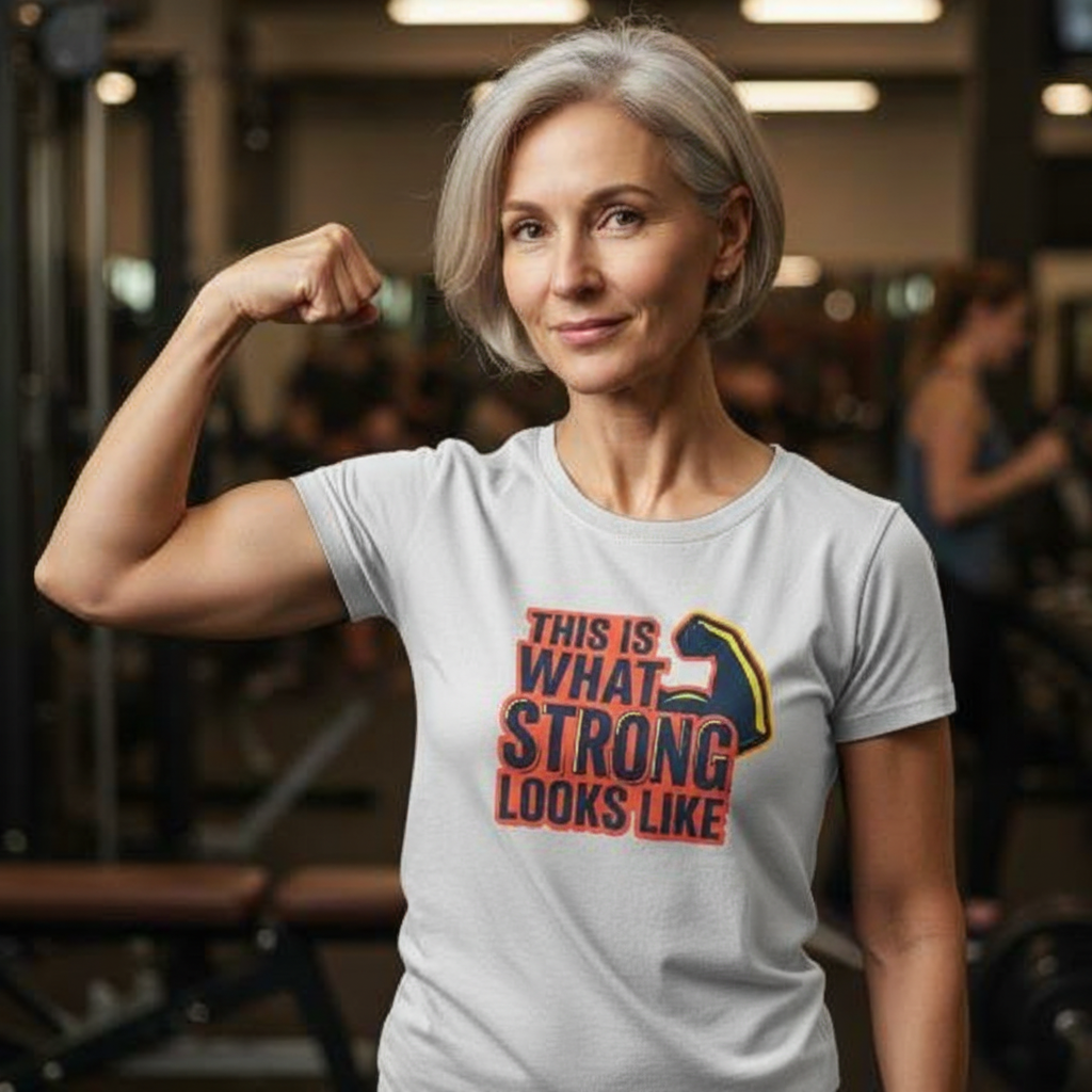 This Is What Strong Looks Like Tee | Empowerment Graphic Shirt