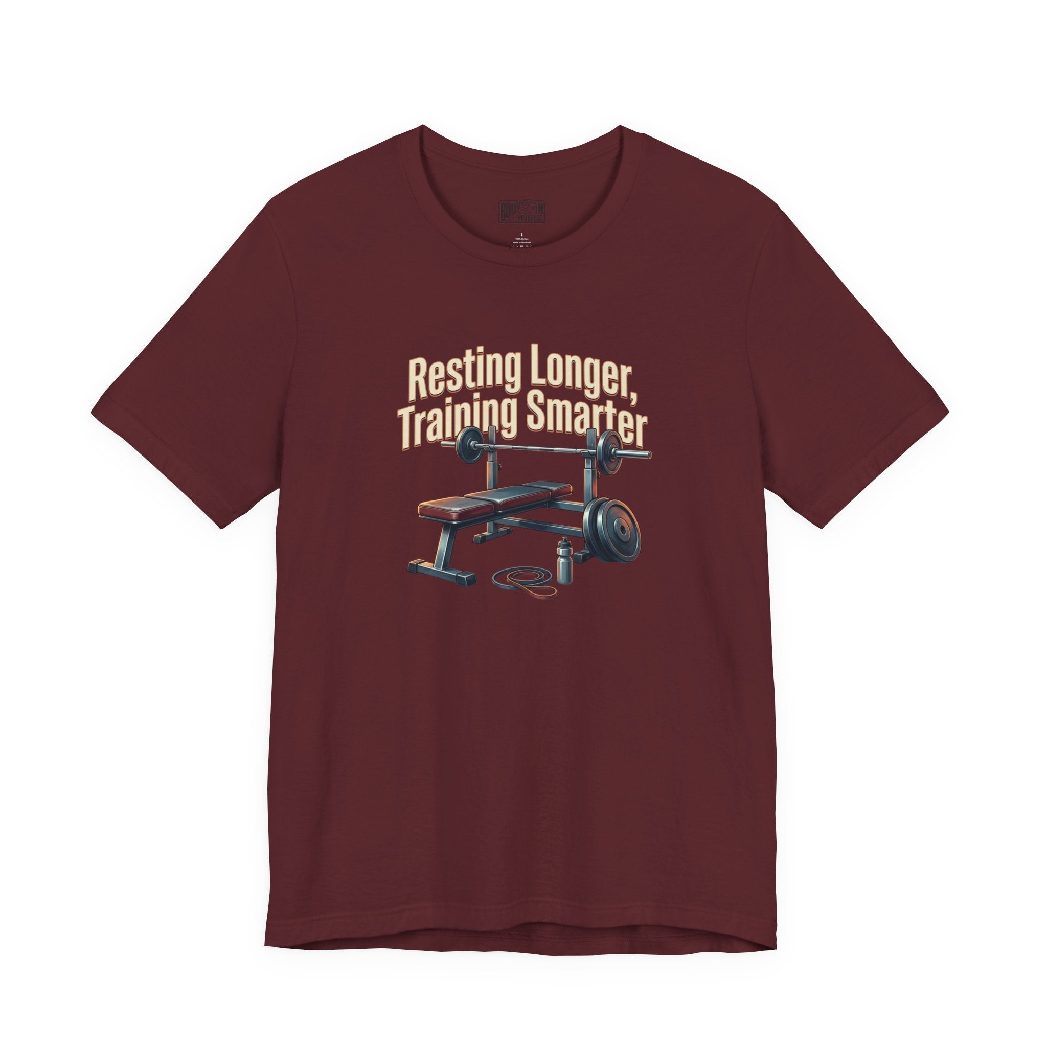 Resting Longer Training Smarter T-Shirt | Fitness Motivation Tee