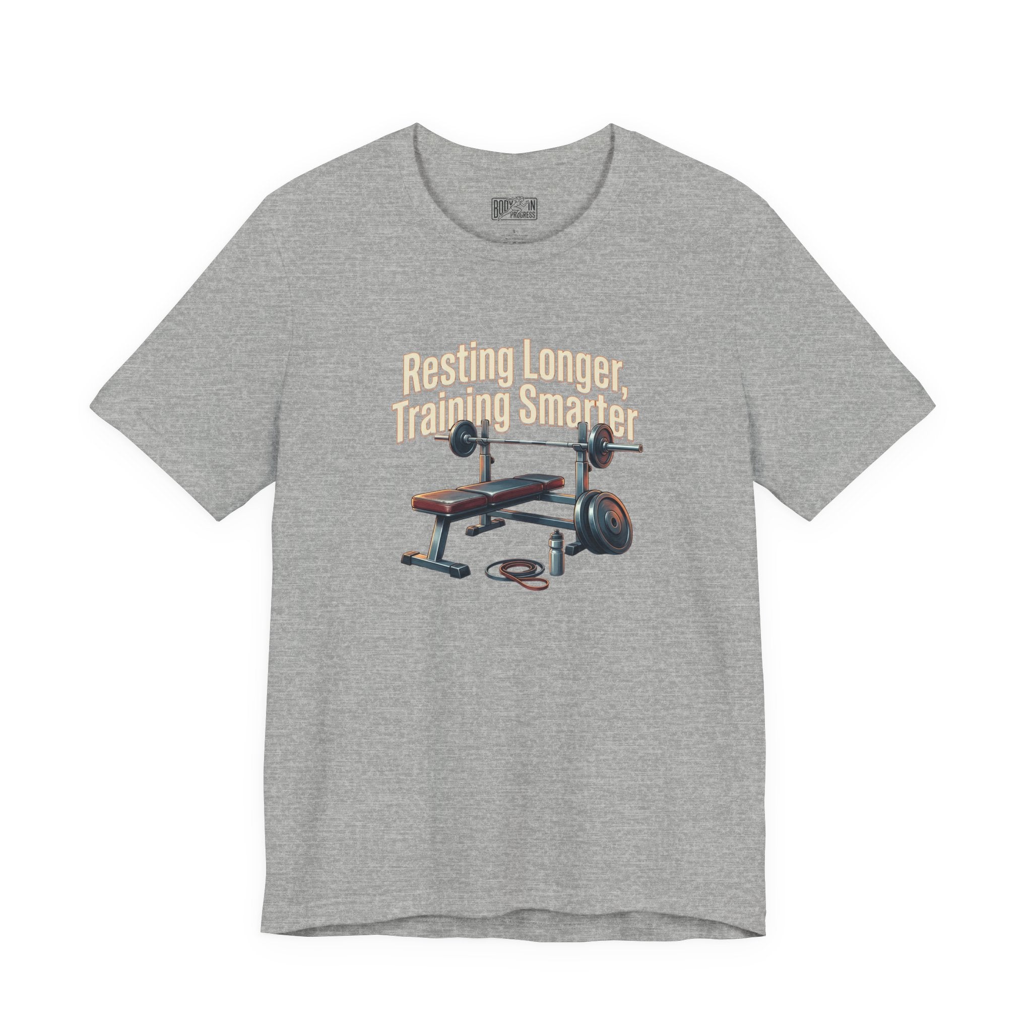 Resting Longer Training Smarter T-Shirt | Fitness Motivation Tee