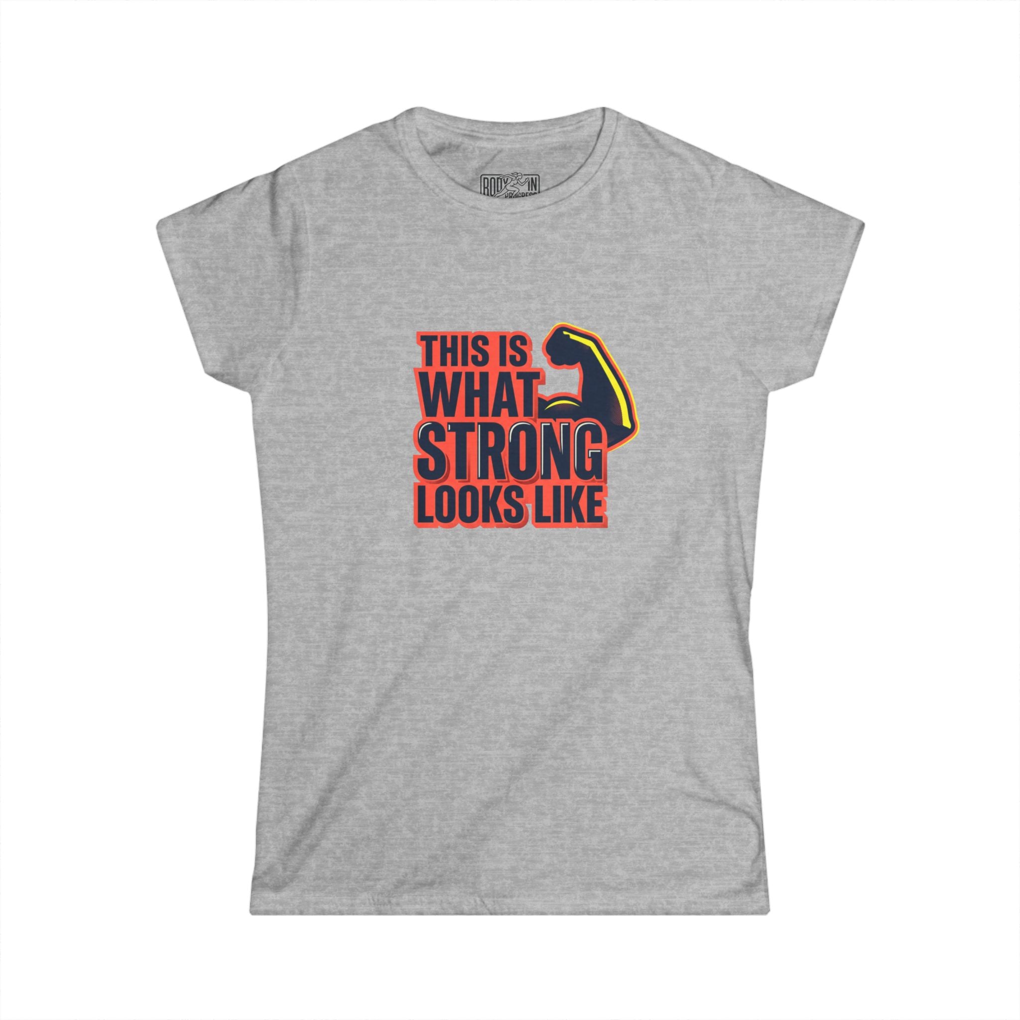 This Is What Strong Looks Like Tee | Empowerment Graphic Shirt
