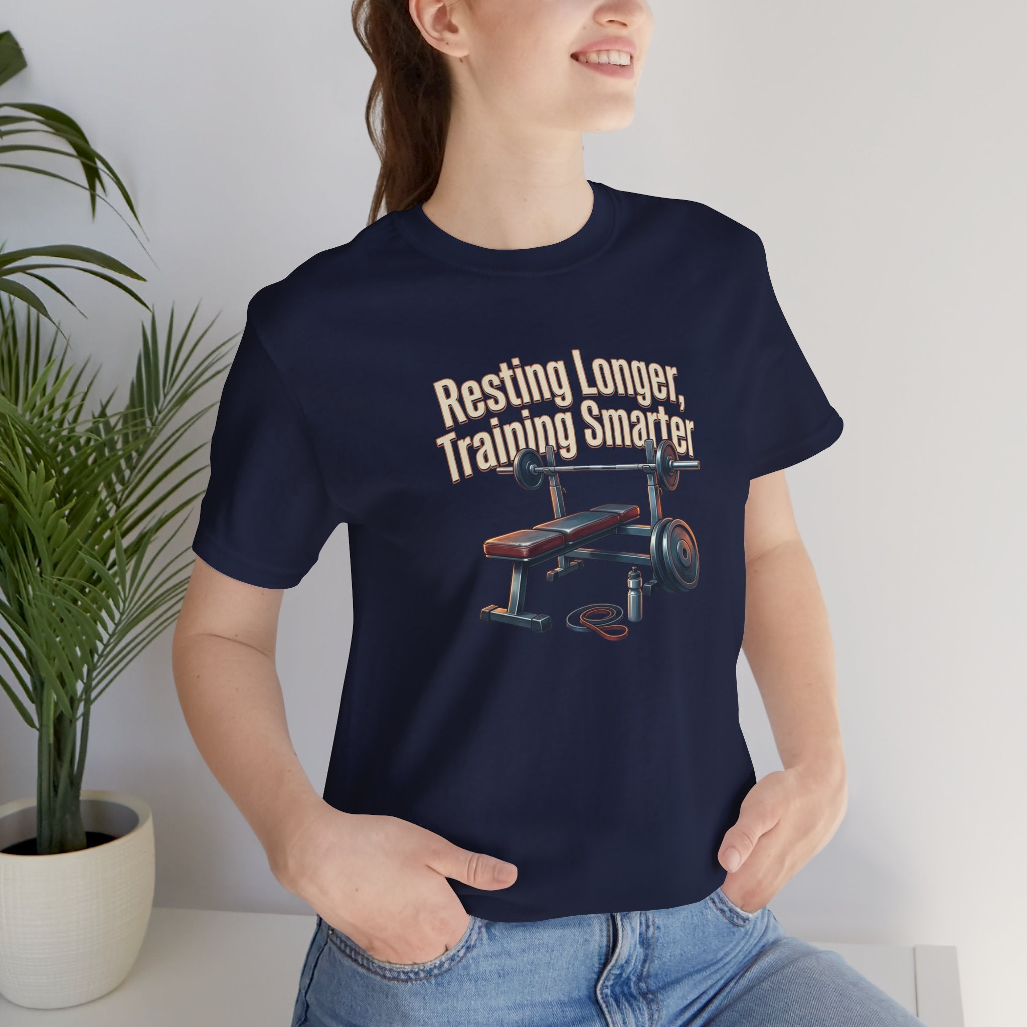 Resting Longer Training Smarter T-Shirt | Fitness Motivation Tee