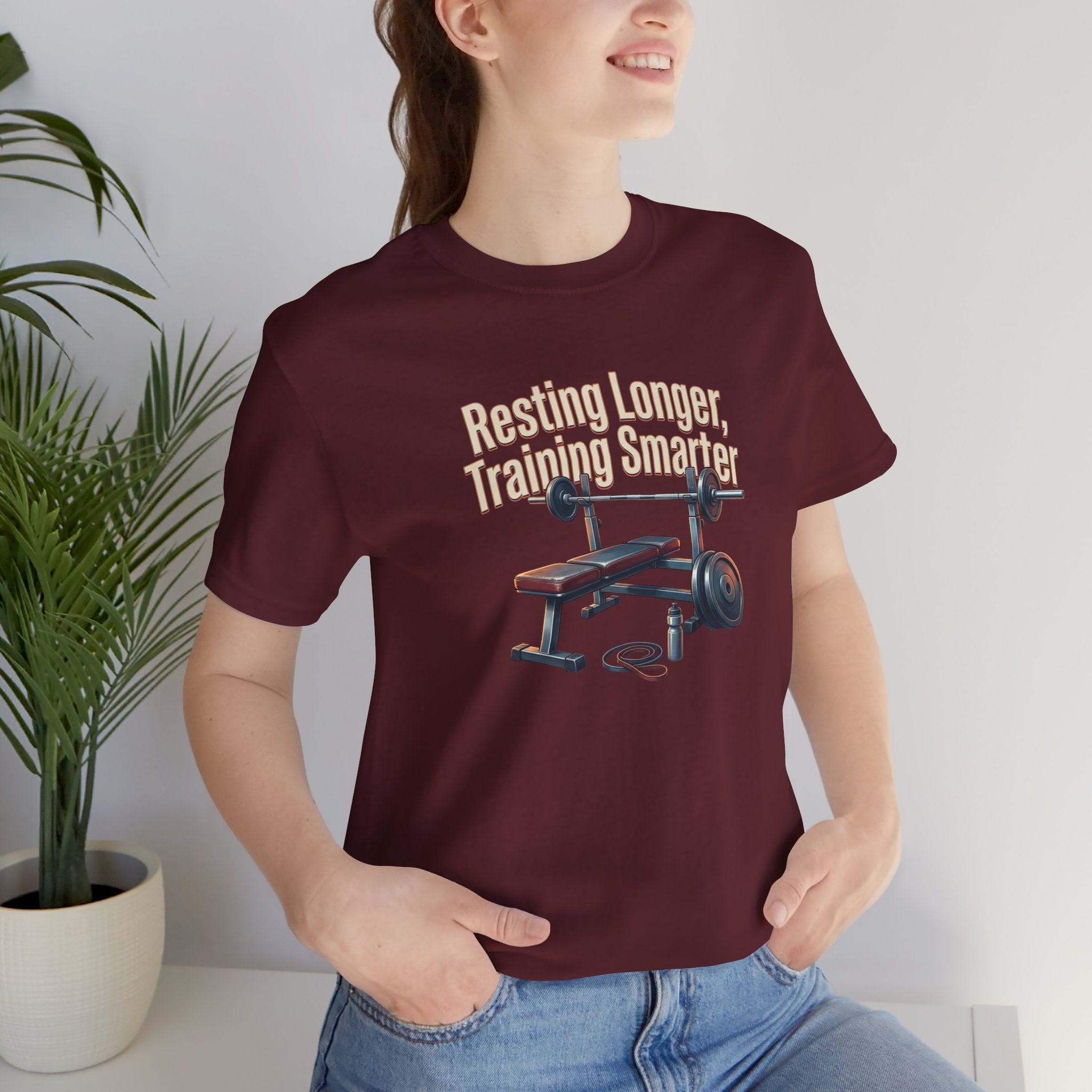 Resting Longer Training Smarter T-Shirt | Fitness Motivation Tee
